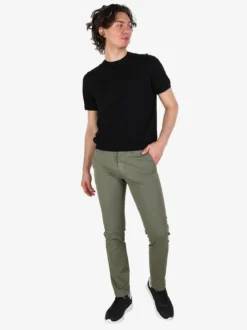Guy Pantaloni casual da uomo texturizzati in cotone