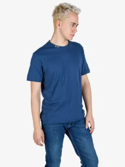 Guy T-shirt da uomo in cotone con bottoni sullo scollo