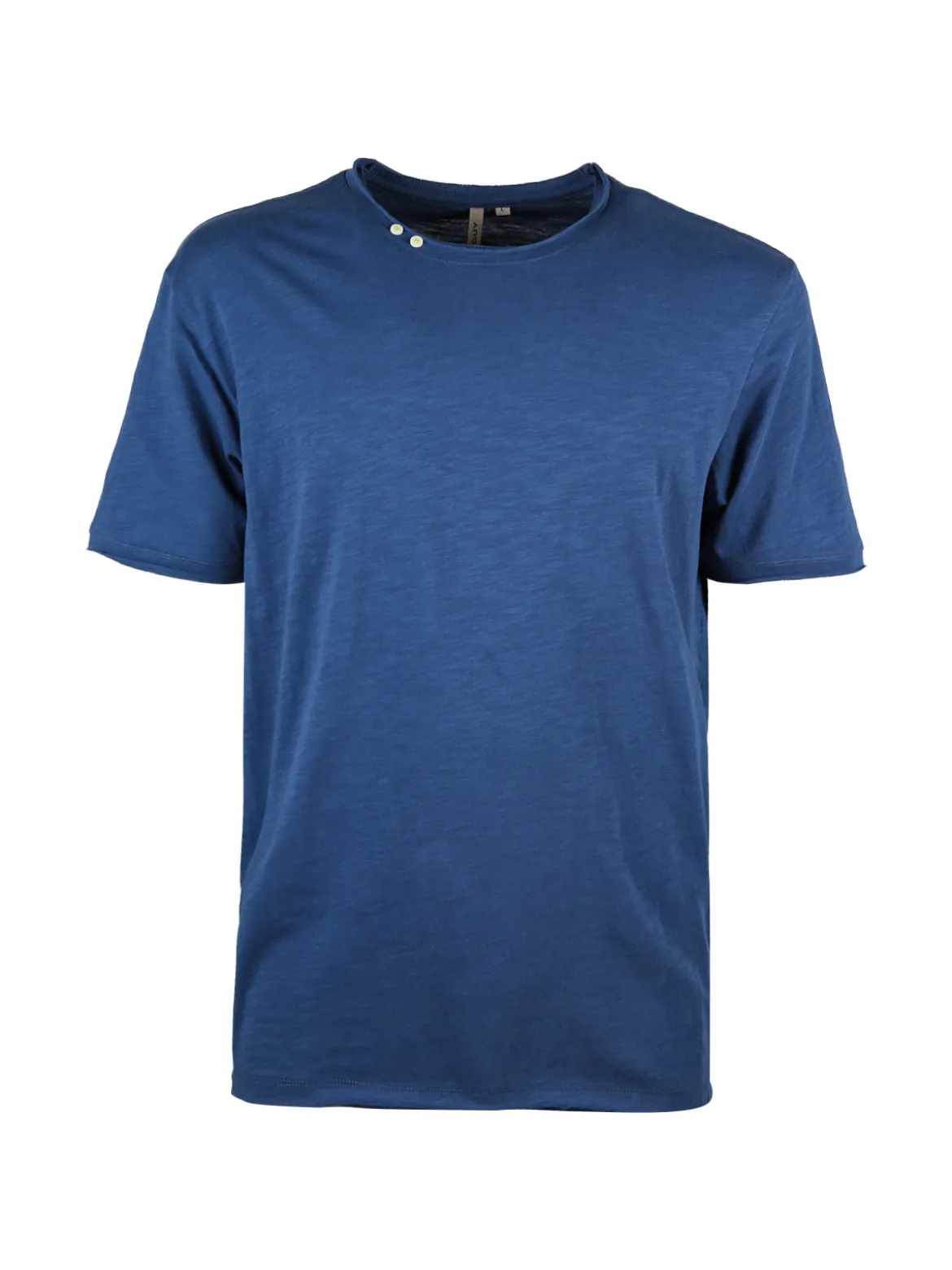 Guy T-shirt da uomo in cotone con bottoni sullo scollo