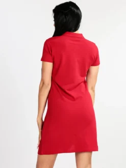 Hangar93 Vestito donna in cotone a maniche corte