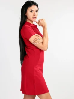 Hangar93 Vestito donna in cotone a maniche corte