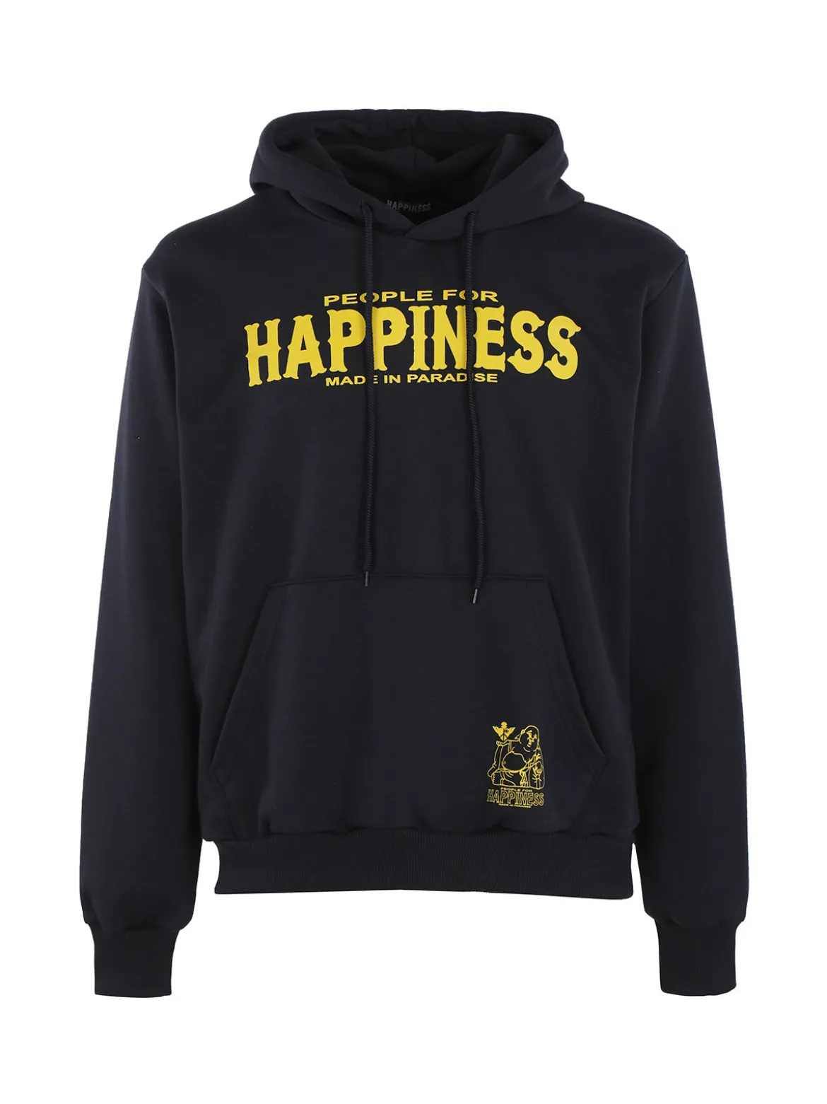 Happiness Felpa sportiva da uomo con cappuccio