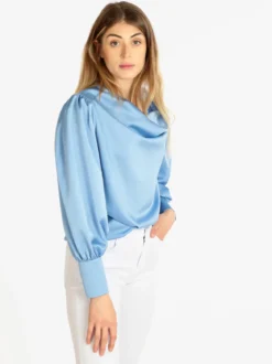 Hdl Milano Blusa donna con maniche ampie