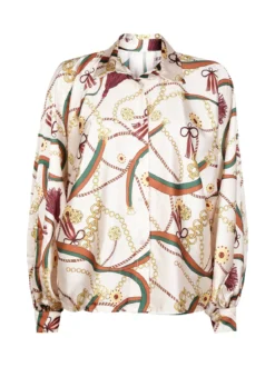 Hdl Milano Maxi camicia donna con stampe