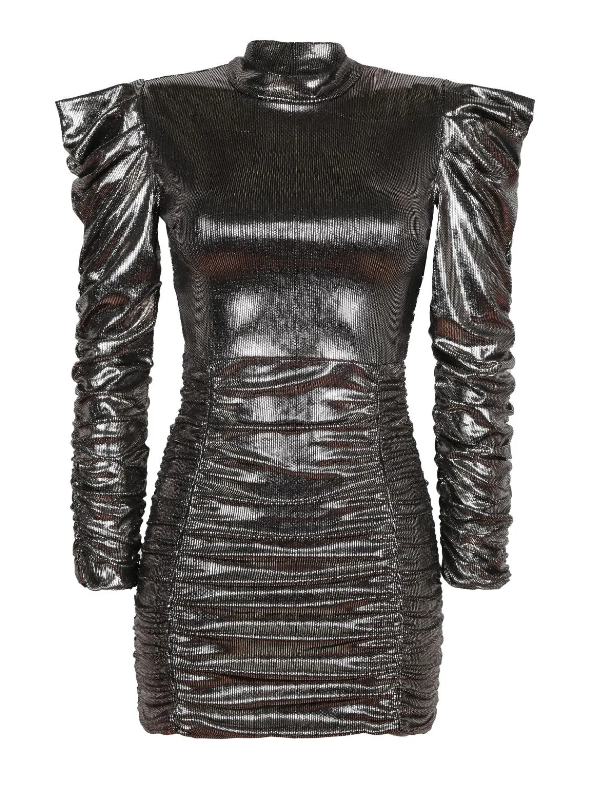 Hdl Milano Vestito donna con lurex drappeggiato