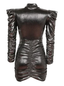 Hdl Milano Vestito donna con lurex drappeggiato