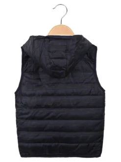 Hello Girl Gilet imbottito con cappuccio da bambina
