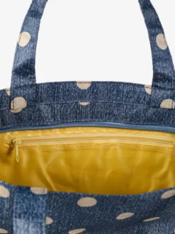 Hernan Borsa shopper della spesa con stampe - jeans