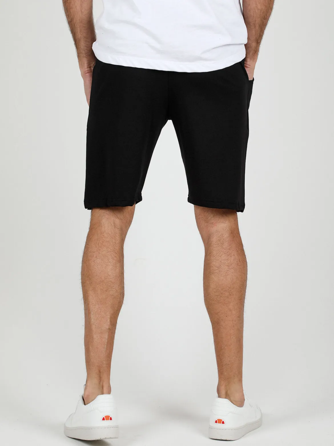 Hollywood Bermuda uomo in felpa con patch gommata