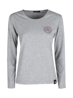Hollywood Milano T-shirt donna sportiva a maniche lunghe
