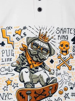 Hooky Pigiama bulldog lungo in cotone