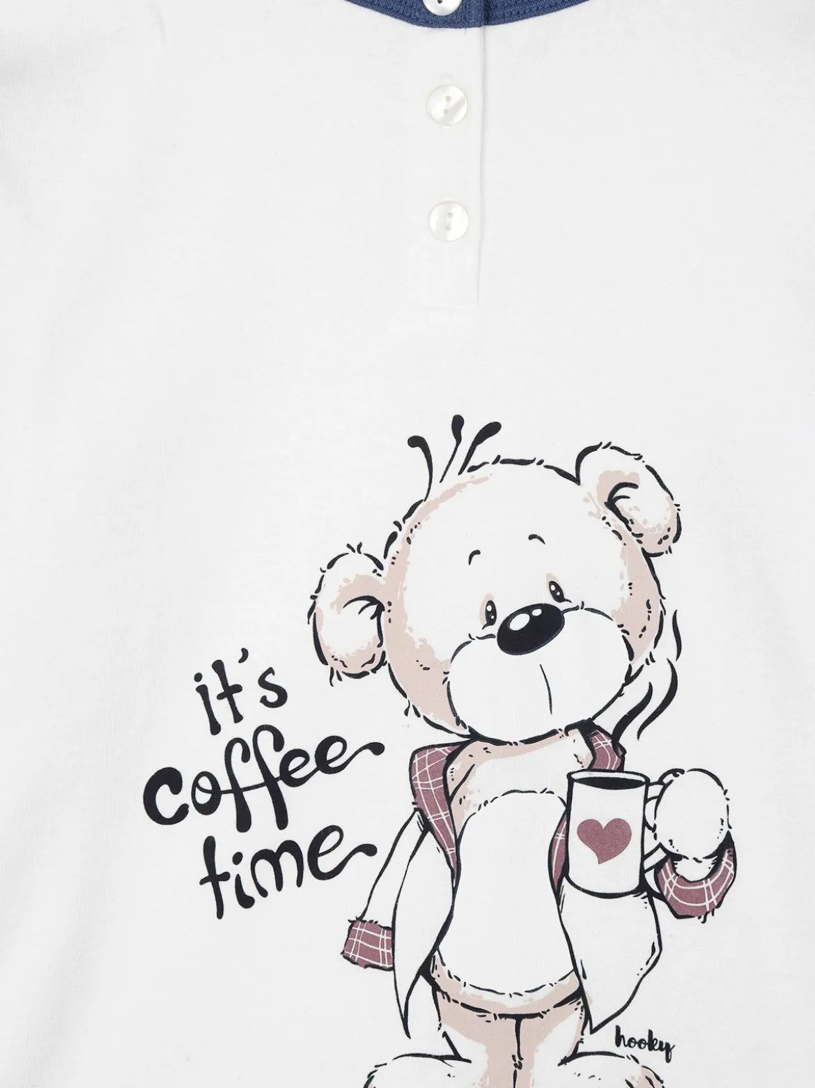 Hooky Pigiama lungo bambina con bottoni