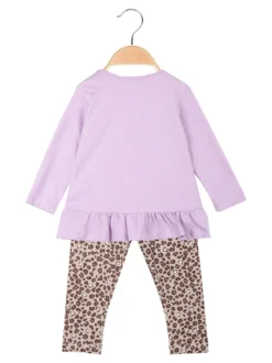 Hope Star Completo da neonata 2 pezzi con leggings maculati