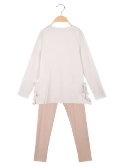 Hope Star Completo 2 pezzi da bambina con leggings a costine