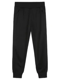 Hope Star Completo tuta da bambina con cappuccio e zip - nero