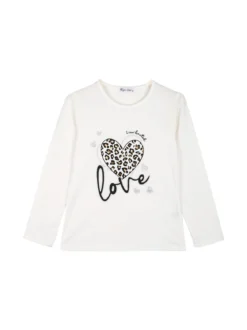 Hope Star Completo tuta da bambina maculata 3 pezzi con cappuccio e zip - panna