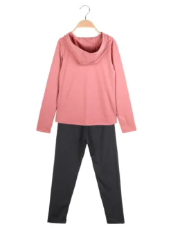 Hope Star Completo tuta sportiva 2 pezzi da bambina con cappuccio e zip