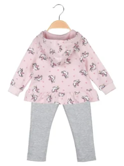 Hope Star Completo unicorno da neonata 3 pezzi con cappuccio e zip