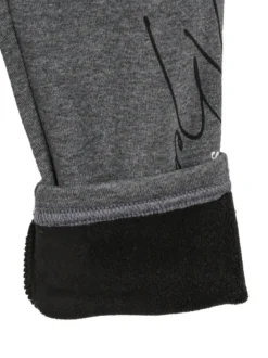 Hope Star Leggings felpati da bambina - grigio scuro