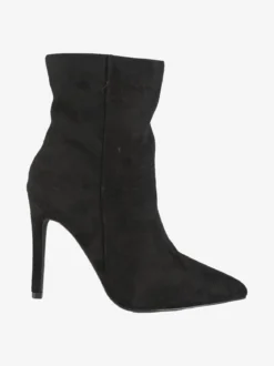 Ideal Shoes Tronchetti scamosciati donna con tacco