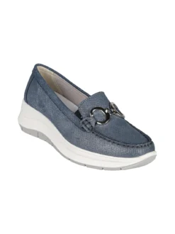 Igi&Co Mocassini donna in pelle con zeppa