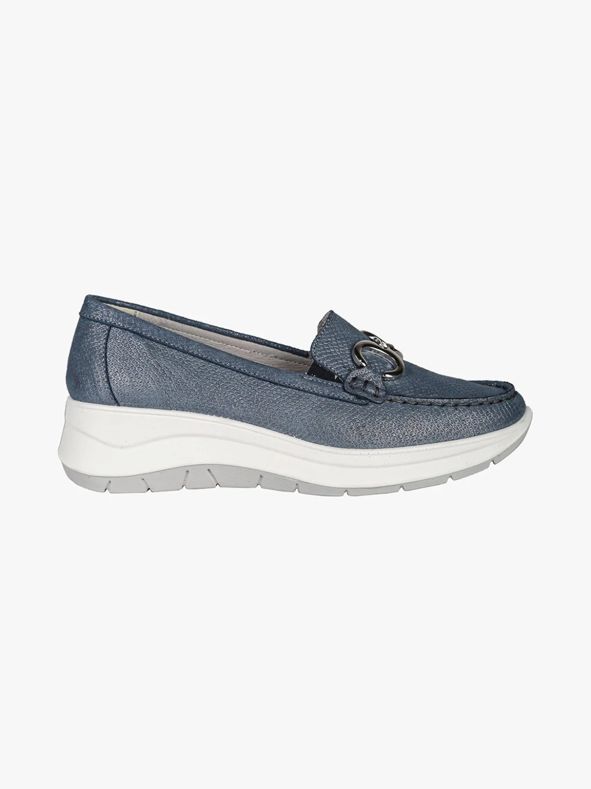 Igi&Co Mocassini donna in pelle con zeppa