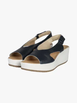 Igi&Co Sandali donna in pelle con zeppa platform
