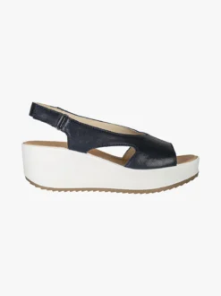 Igi&Co Sandali donna in pelle con zeppa platform