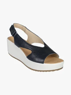 Igi&Co Sandali donna in pelle con zeppa platform