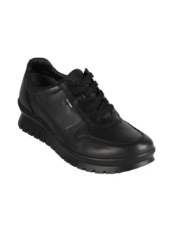Igi&Co Sneakers donna in pelle con suola alta