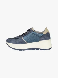 Igi&Co Sneakers donna in pelle con zeppa platform