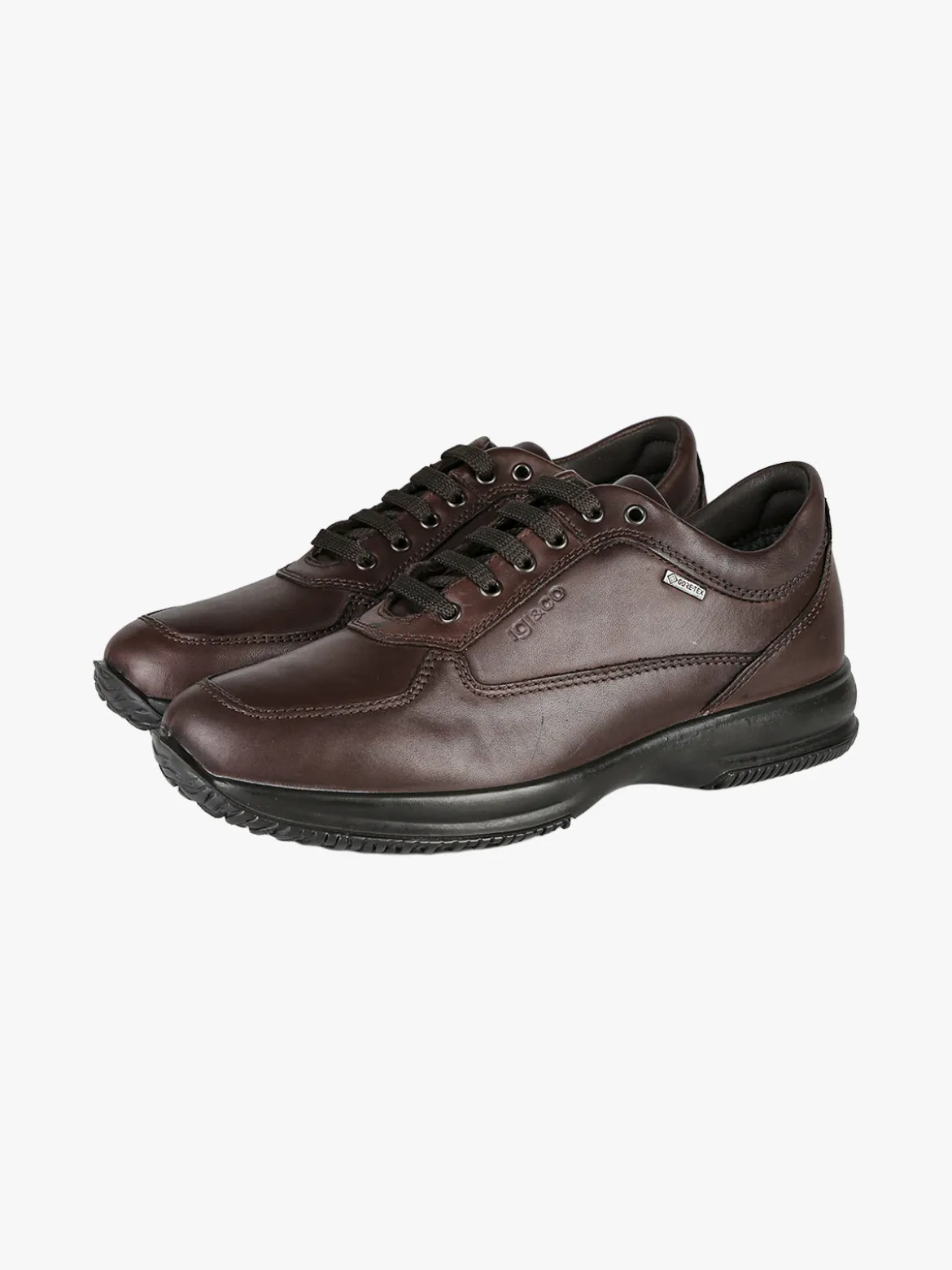 Igi&Co Sneakers in pelle da uomo - moro