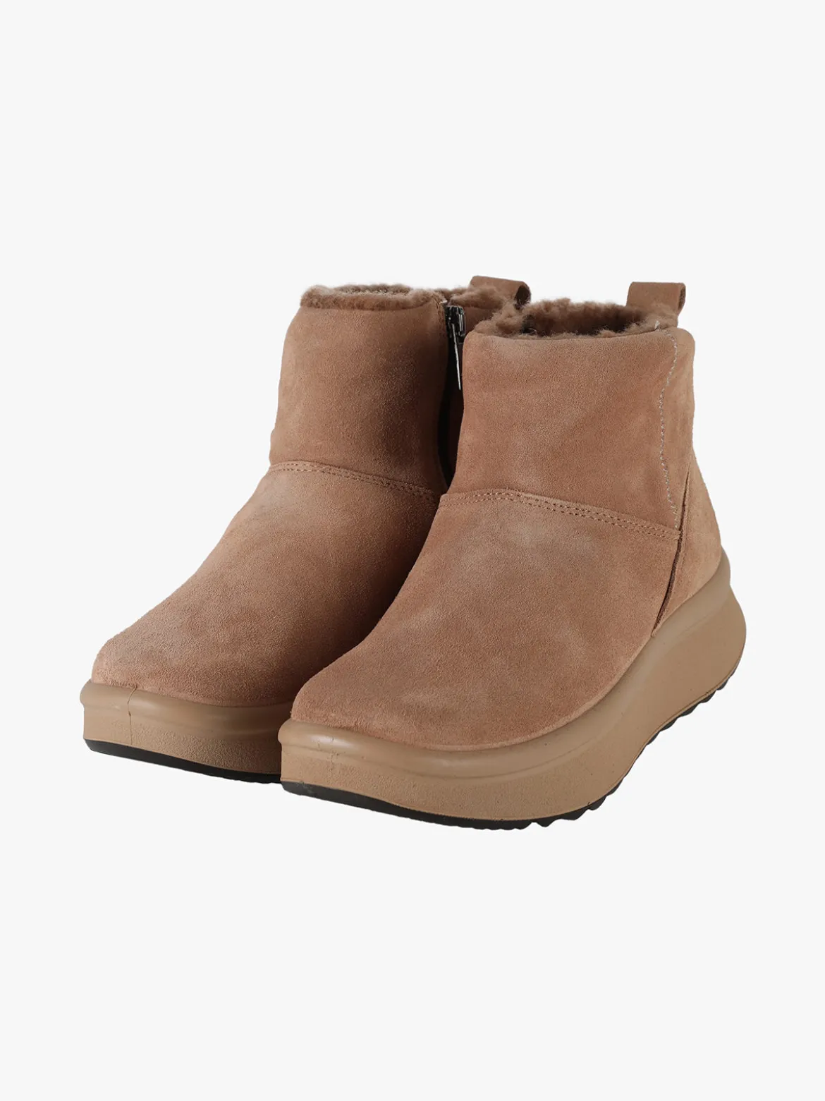 Igi&Co Stivaletti donna in pelle scamosciata con platform