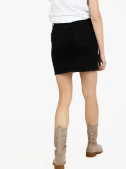 I Jeans Gonna in jeans da donna con bottoni decorati