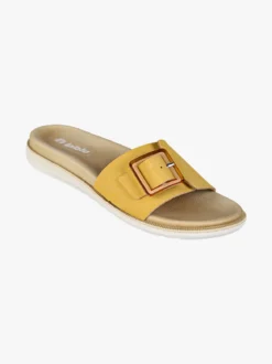 Inblu DUAL DENSITY Ciabatte donna con fibbia - senape