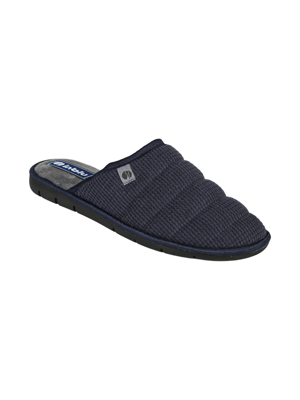 Inblu Pantofole da uomo imbottite - blu