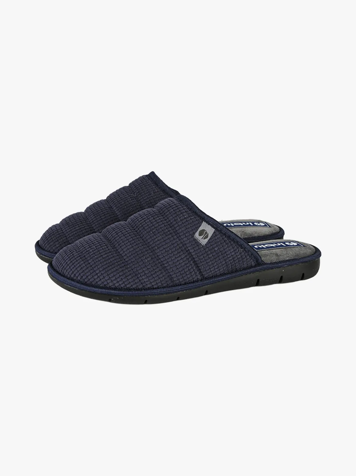 Inblu Pantofole da uomo imbottite - blu