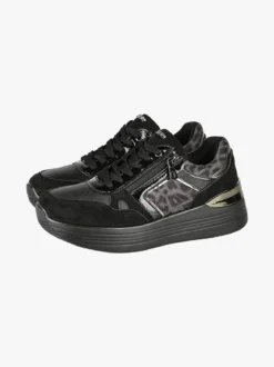 Inblu Sneakers donna con platform - nero