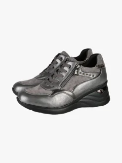 Inblu Sneakers donna con zeppa - grigio scuro