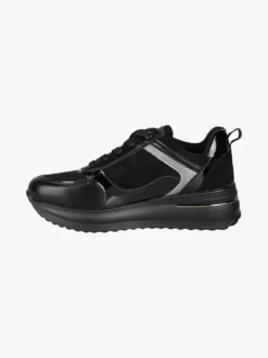Inblu Sneakers donna stringate con platform - nero
