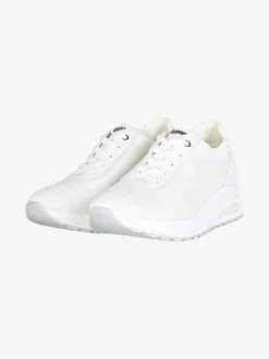 Inblu Sneakers sportive da donna in maglia con air - bianco