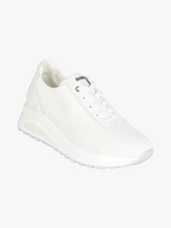 Inblu Sneakers sportive da donna in maglia con air - bianco