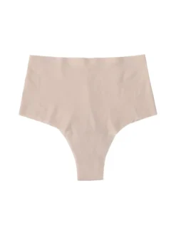 Infiore MICRO FIT 02707 Brasiliana a vita alta in microfibra - beige