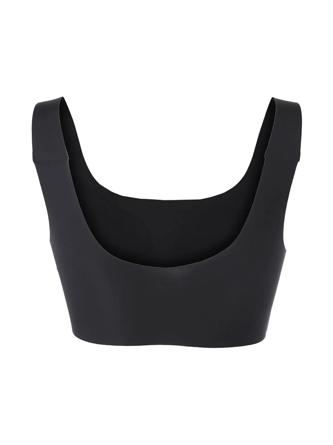 Infiore MICROFIT 01702 Reggiseno top donna imbottito senza ferretto COPPA B - nero