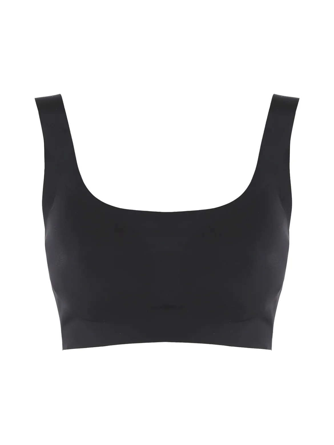 Infiore MICROFIT 01702 Reggiseno top donna imbottito senza ferretto COPPA B - nero