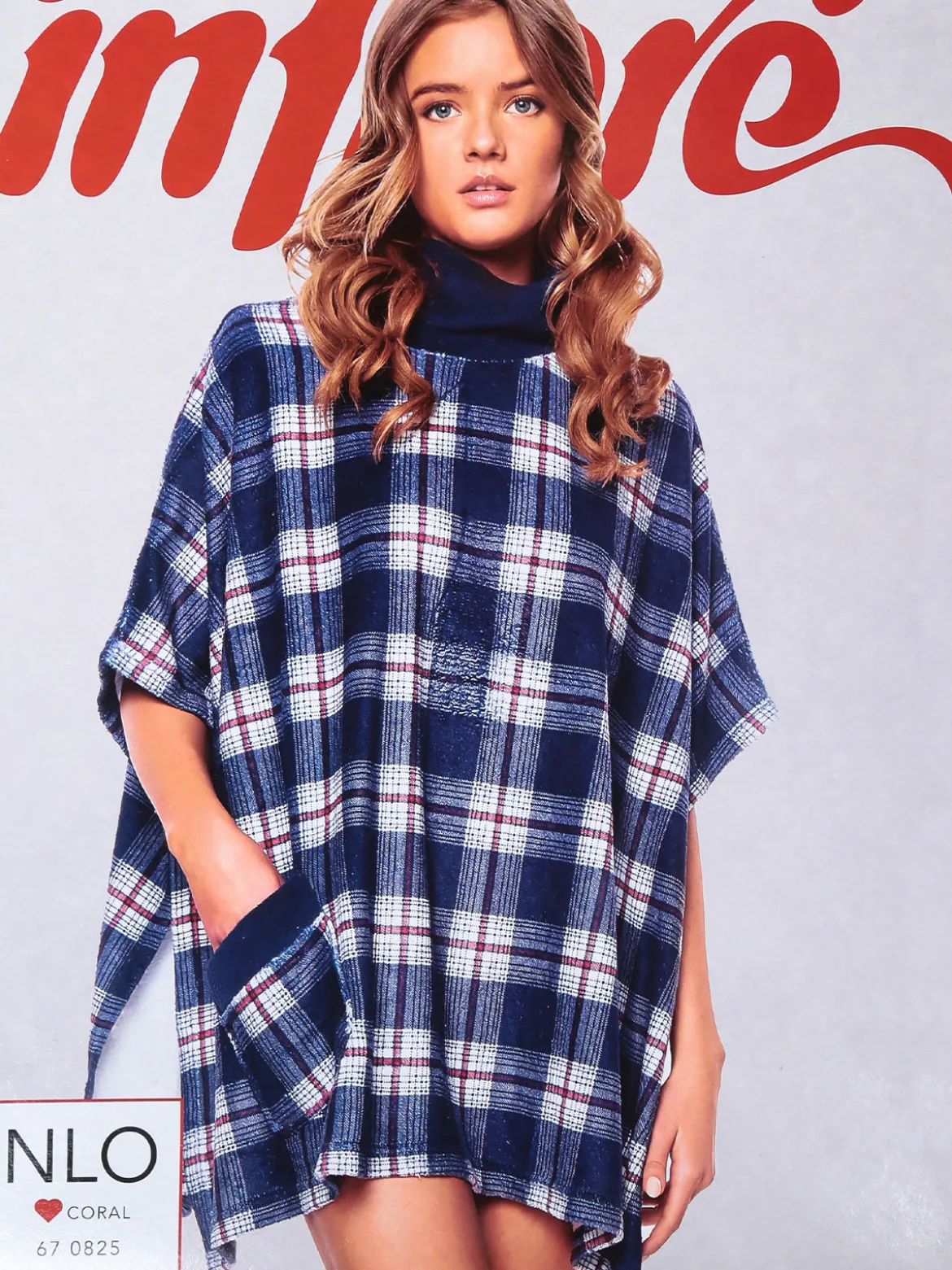 Infiore Poncho natalizio donna