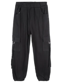 Injuly Completo 2 pezzi da ragazza maglietta + pantaloni con tasconi