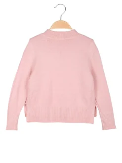 Injuly Maglione da bambina accollato - rosa