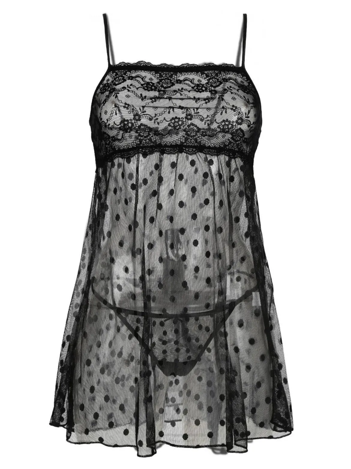 Intimami Babydoll a spalla fine + perizoma