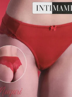 Intimami Brasiliana rossa con pizzo